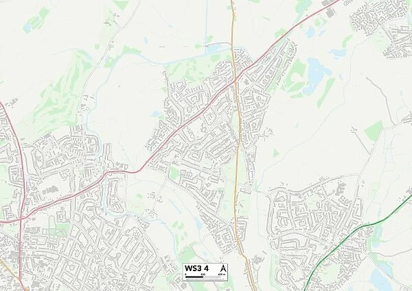 Walsall WS3 4 Map