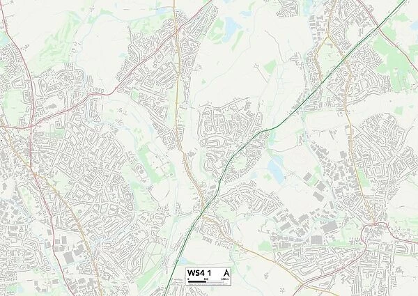 Walsall WS4 1 Map