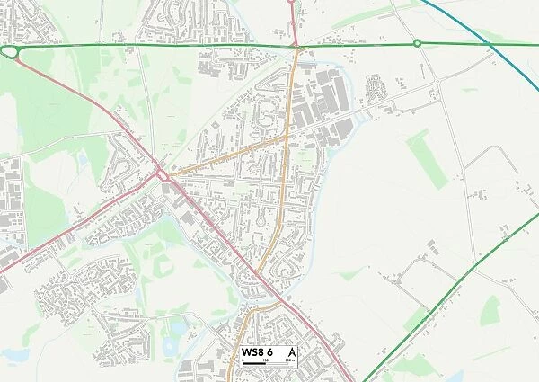 Walsall WS8 6 Map