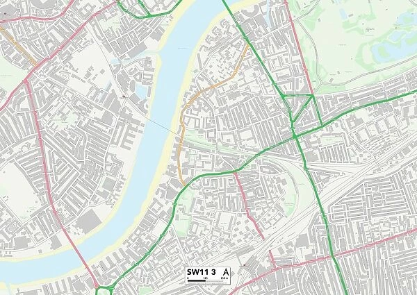 Wandsworth SW11 3 Map