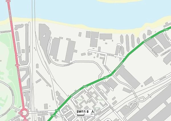Wandsworth SW11 8 Map