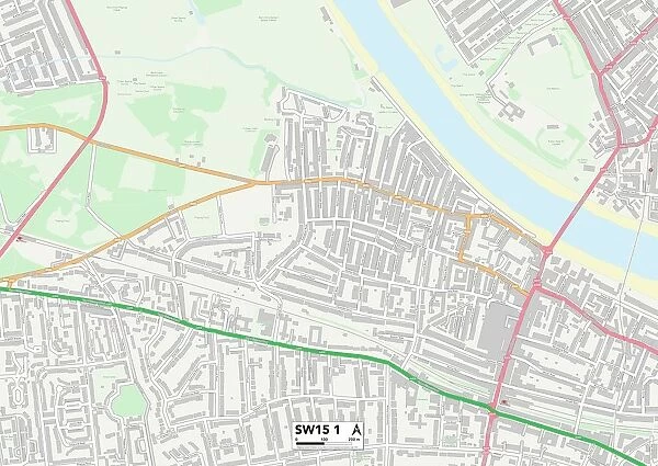 Wandsworth SW15 1 Map