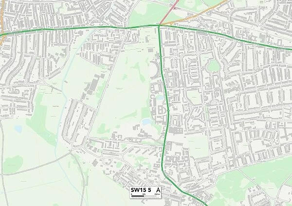 Wandsworth SW15 5 Map