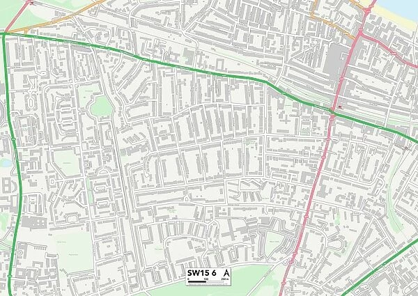 Wandsworth SW15 6 Map