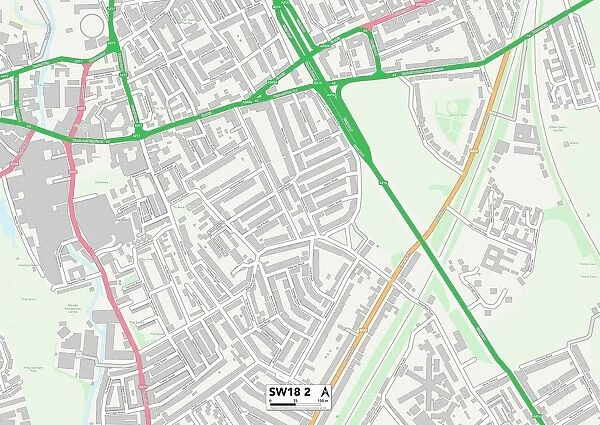 Wandsworth SW18 2 Map