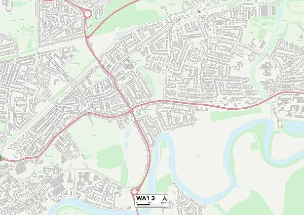 Warrington WA1 3 Map