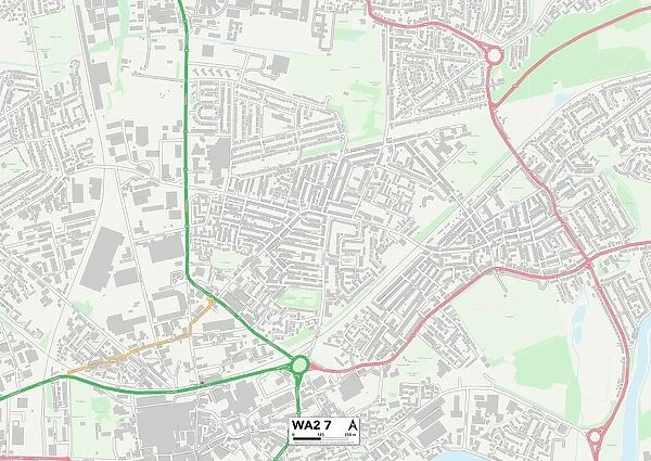 Warrington WA2 7 Map