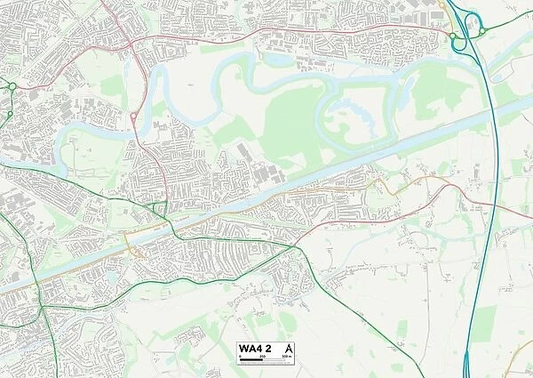 Warrington WA4 2 Map