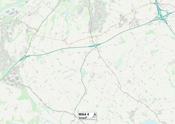 Warrington WA4 4 Map