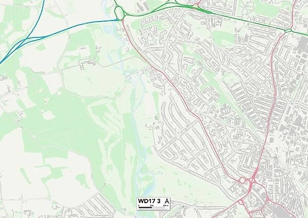 Watford WD17 3 Map