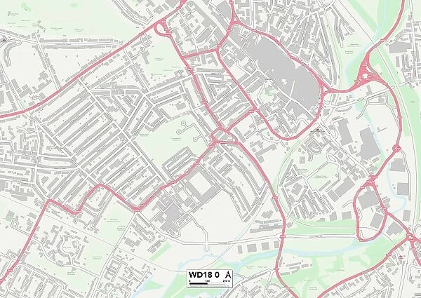 Watford WD18 0 Map