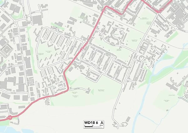 Watford WD18 6 Map