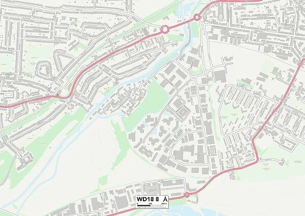 Watford WD18 8 Map