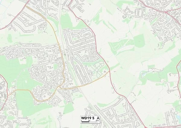 Watford WD19 5 Map