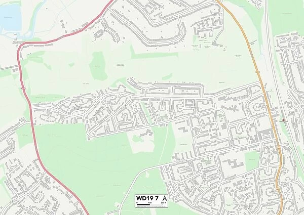 Watford WD19 7 Map
