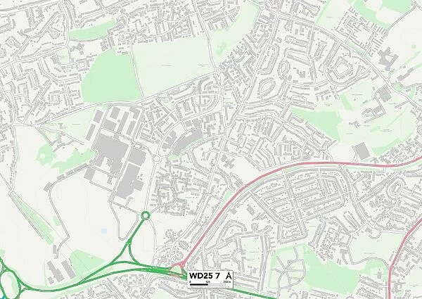 Watford WD25 7 Map