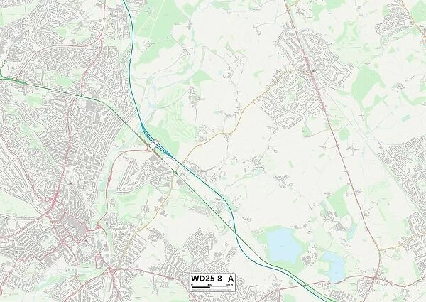Watford WD25 8 Map