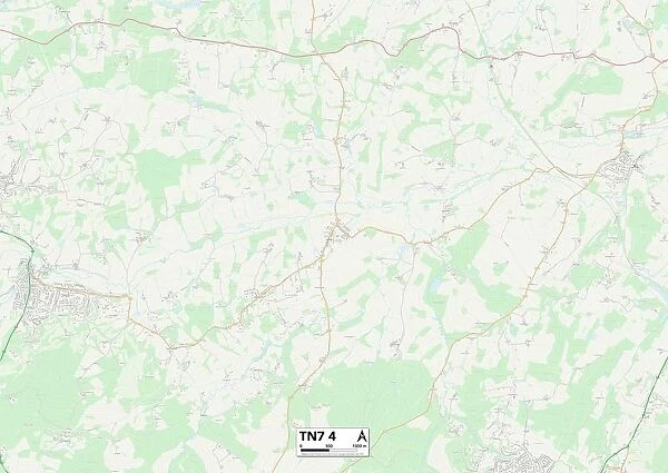 Wealden TN7 4 Map