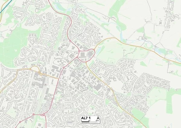 Welwyn Hatfield AL7 1 Map