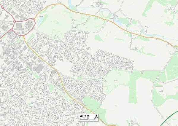 Welwyn Hatfield AL7 2 Map