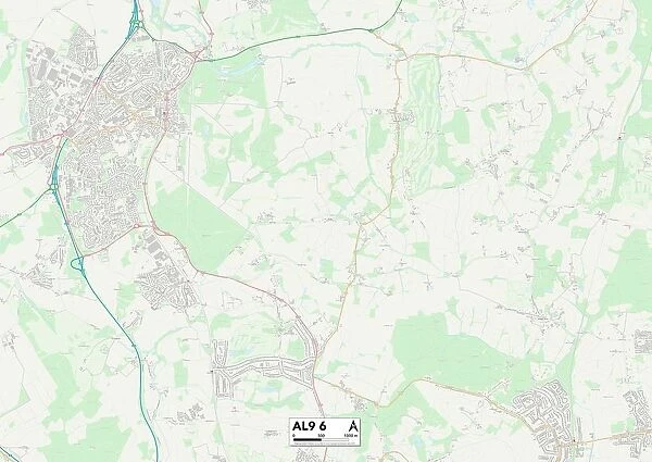 Welwyn Hatfield AL9 6 Map