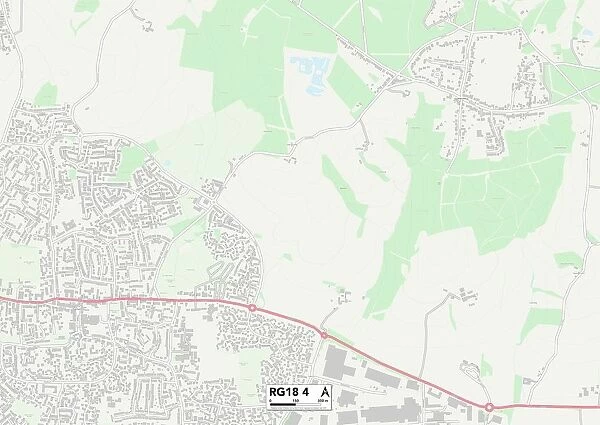 West Berkshire RG18 4 Map