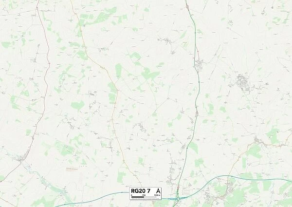 West Berkshire RG20 7 Map