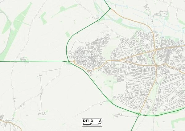 West Dorset DT1 3 Map