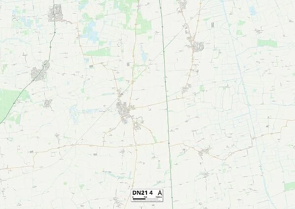 West Lindsey DN21 4 Map