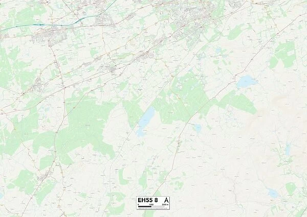 West Lothian EH55 8 Map