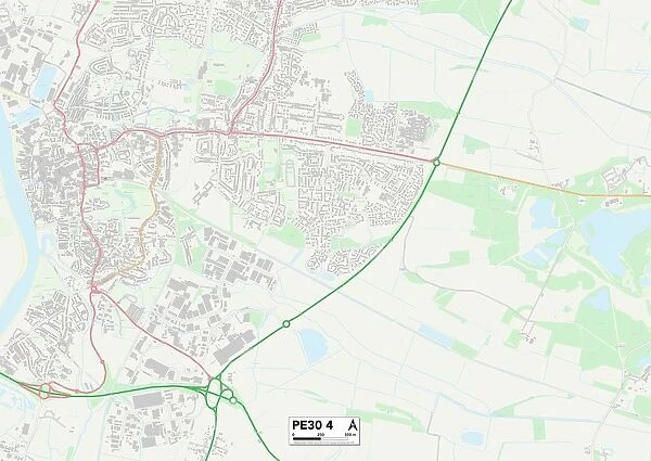 West Norfolk PE30 4 Map