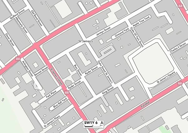 Westminster SW1Y 6 Map