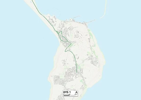 Weymouth and Portland DT5 1 Map