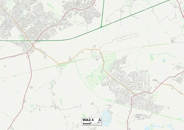 Wigan WA3 4 Map