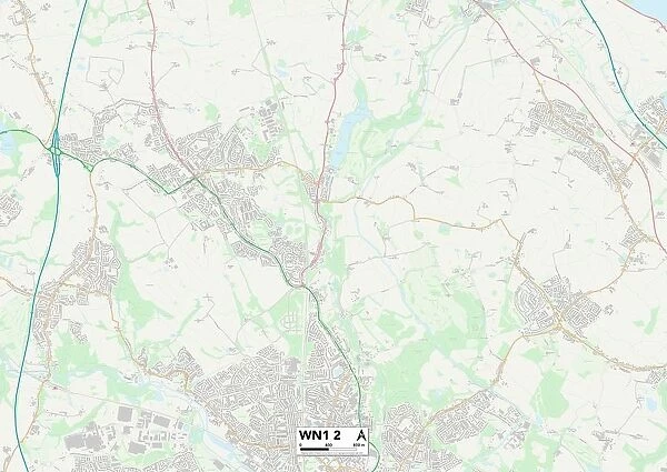 Wigan WN1 2 Map