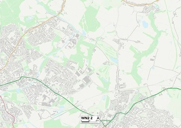 Wigan WN2 2 Map