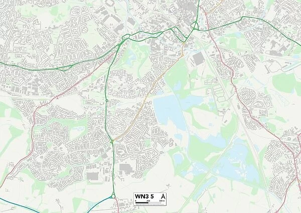 Wigan WN3 5 Map
