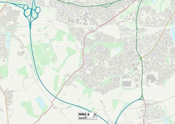 Wigan WN3 6 Map