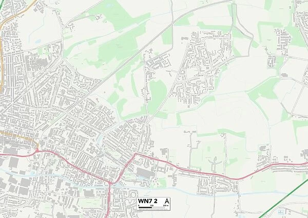 Wigan WN7 2 Map. Postcode Sector Map of Wigan WN7 2
