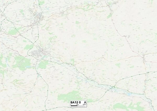 Wiltshire BA12 0 Map