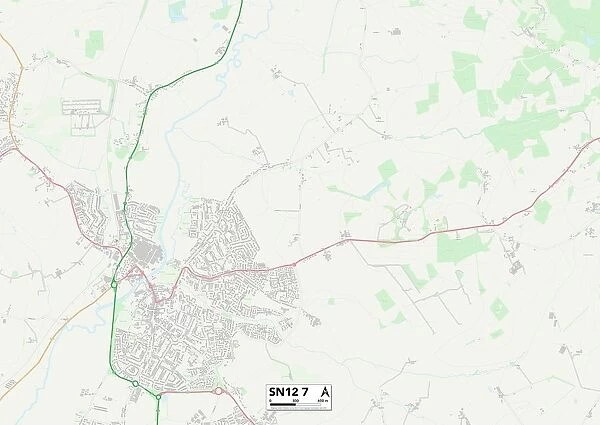 Wiltshire SN12 7 Map