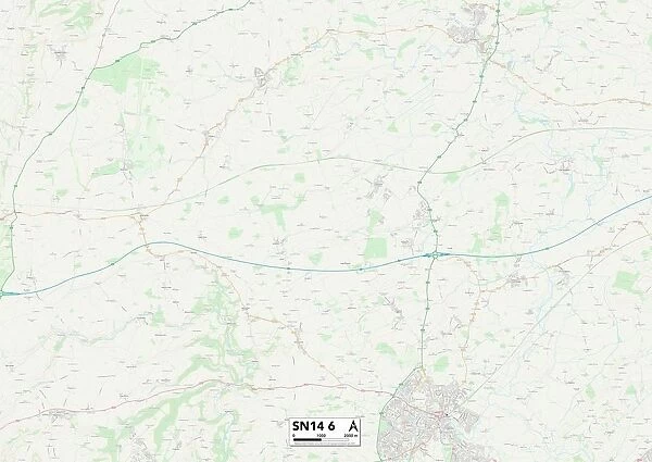 Wiltshire SN14 6 Map