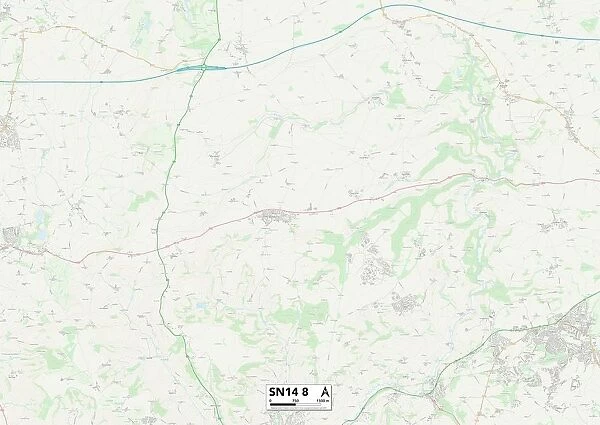 Wiltshire SN14 8 Map