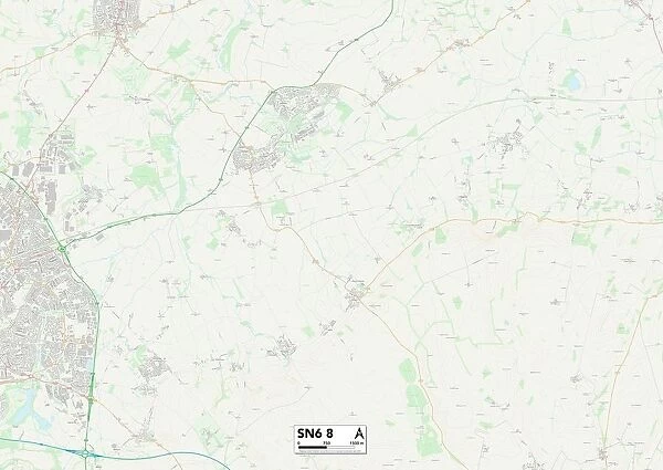 Wiltshire SN6 8 Map