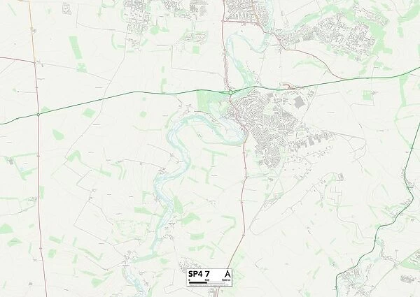 Wiltshire SP4 7 Map