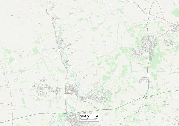 Wiltshire SP4 9 Map