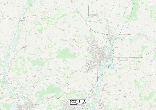 Winchester SO21 2 Map