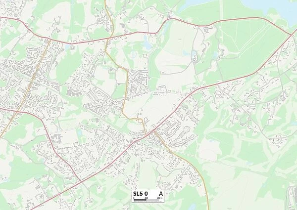 Windsor and Maidenhead SL5 0 Map