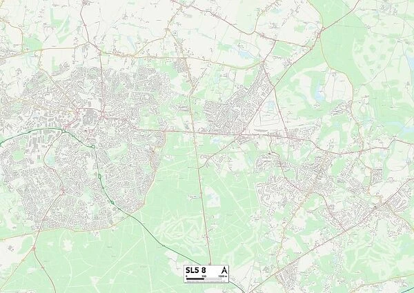 Windsor and Maidenhead SL5 8 Map