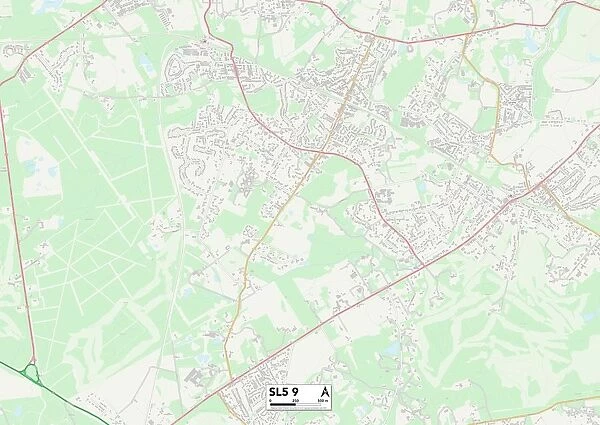 Windsor and Maidenhead SL5 9 Map